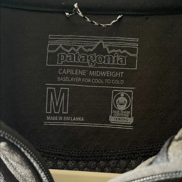 Patagonia Black Capilene Midweight Baselayer Top - Medium - Picture 2 of 5